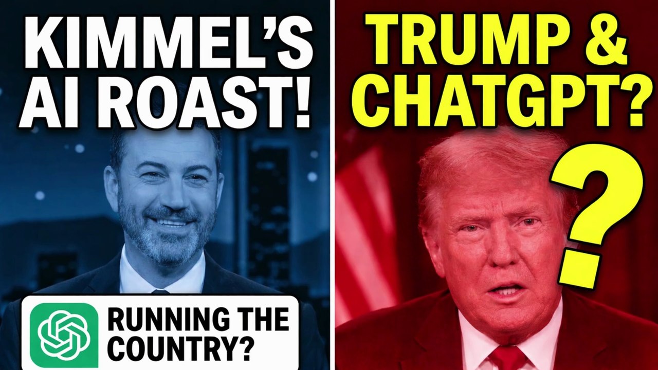 Jimmy Kimmel Jokes Trump’s Running the Country ‘Using ChatGPT’ in Latest Roast