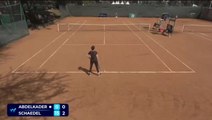 Wildcard tennis player’s performance in £22,000 tournament leaves viewers wondering if it’s her first match