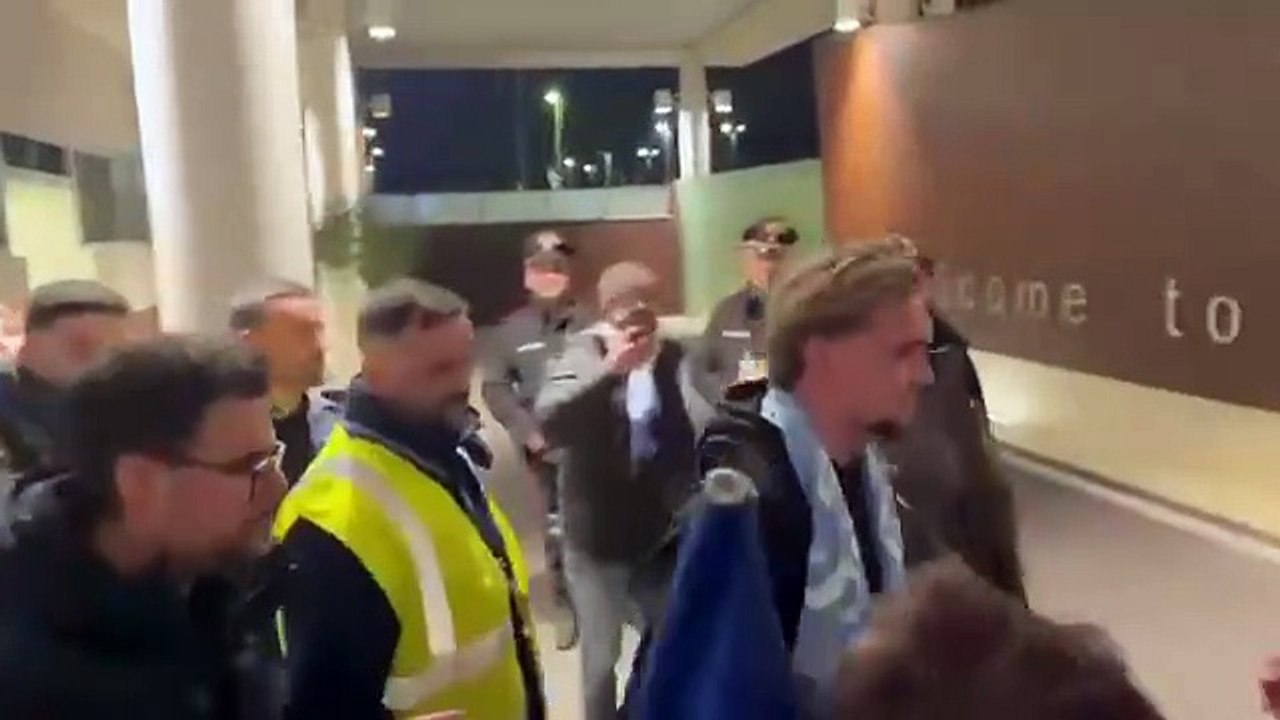 Lazio, Taylor arriva a Roma: le immagini dall'aeroporto