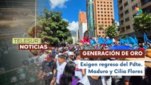 Juventud movilizada en Caracas exige a EE.UU. regreso del Pdte. Nicolás Maduro y Cilia Flores