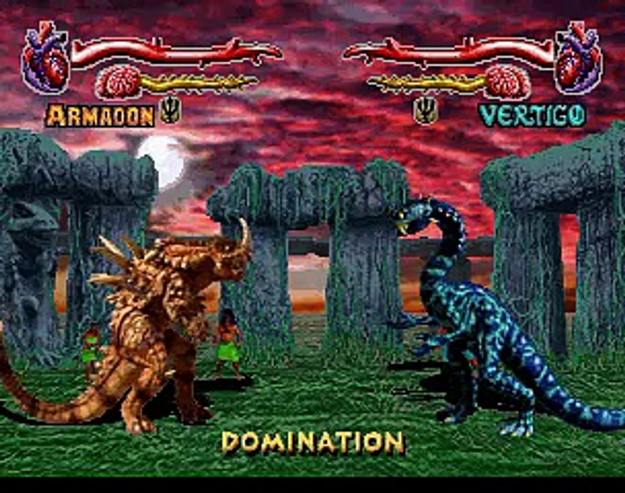 Primal Rage (SEGA SATURN) Armadon Walkthrough