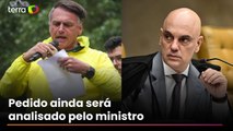 Bolsonaro pede a Moraes autorização para reduzir pena da trama golpista lendo livros
