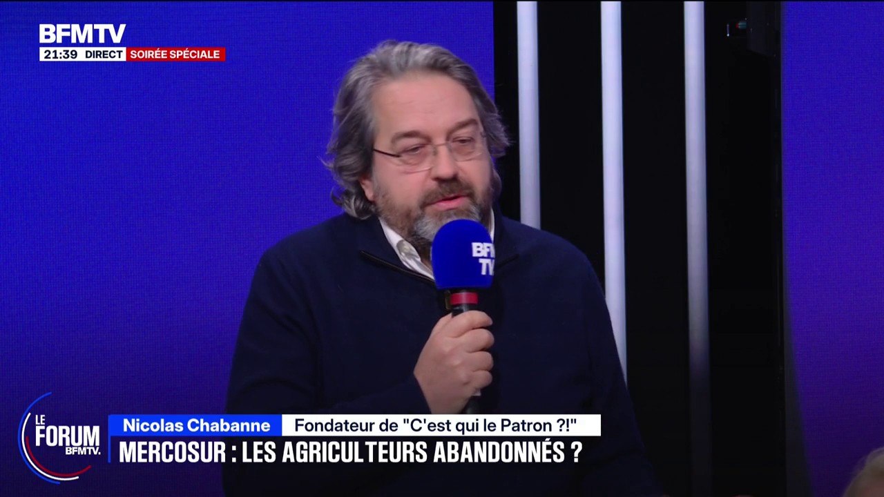 FORUM BFM - Colère agricole: "Associez-vous, liez-vous de plus en plus aux consommateurs", conseille Nicolas Chabanne, fondateur de "C'est qui le Patron"