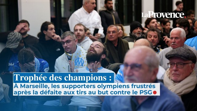 PSG-OM : À Marseille, les supporters olympiens frustrés après la défaite aux tirs au but