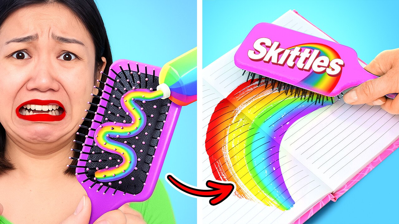 CRAZY PAINTING HACKS! 🎨 Funny Art Tricks To Get Better At Drawing By 123 GO! GOLD