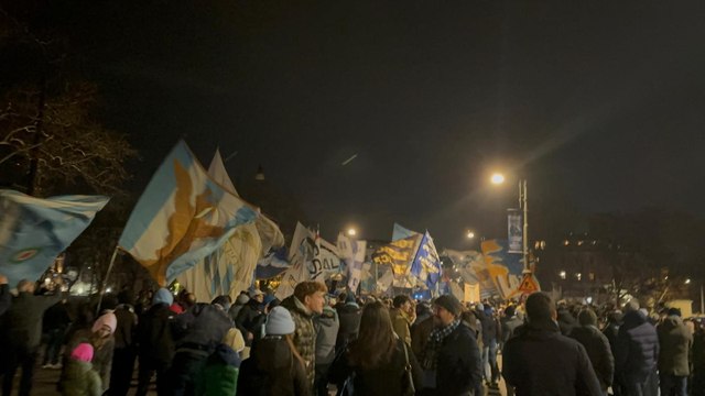 126 ANNI / Folla biancoceleste a Piazza della Libertà! - VIDEO