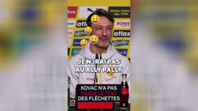 Dortmund - Niko Kovac fâché avec les fléchettes
