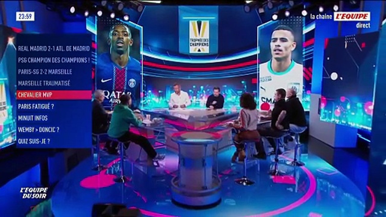 Lucas Chevalier : « Ça n'a pas été facile pendant six mois » - Foot - Trophée des Champions