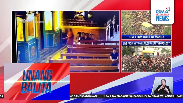 Damit at ilang gamit ng mga imahen sa simbahan, tinangay ng 12-anyos na babae | Unang Balita