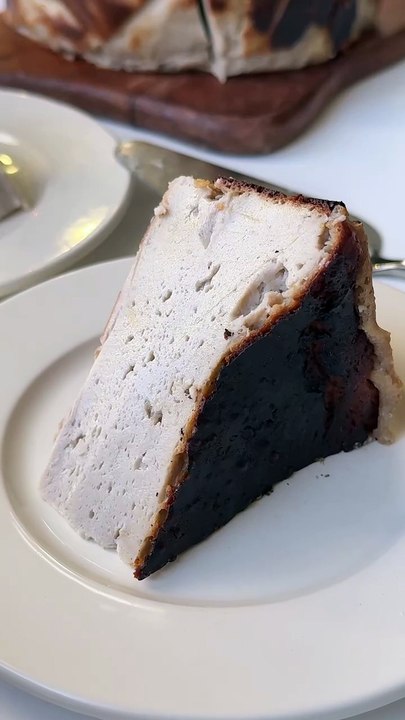 Cheesecake basque à la crème de marrons