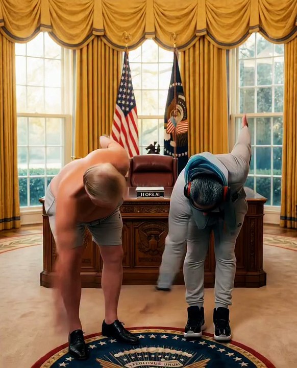 Trump Maduro Crip Walk AI