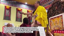 Yang Mulia Chamgon Kenting Taisitupa Pimpin Ritual Suci di Graha Palpung Padmasambhava Magelang
