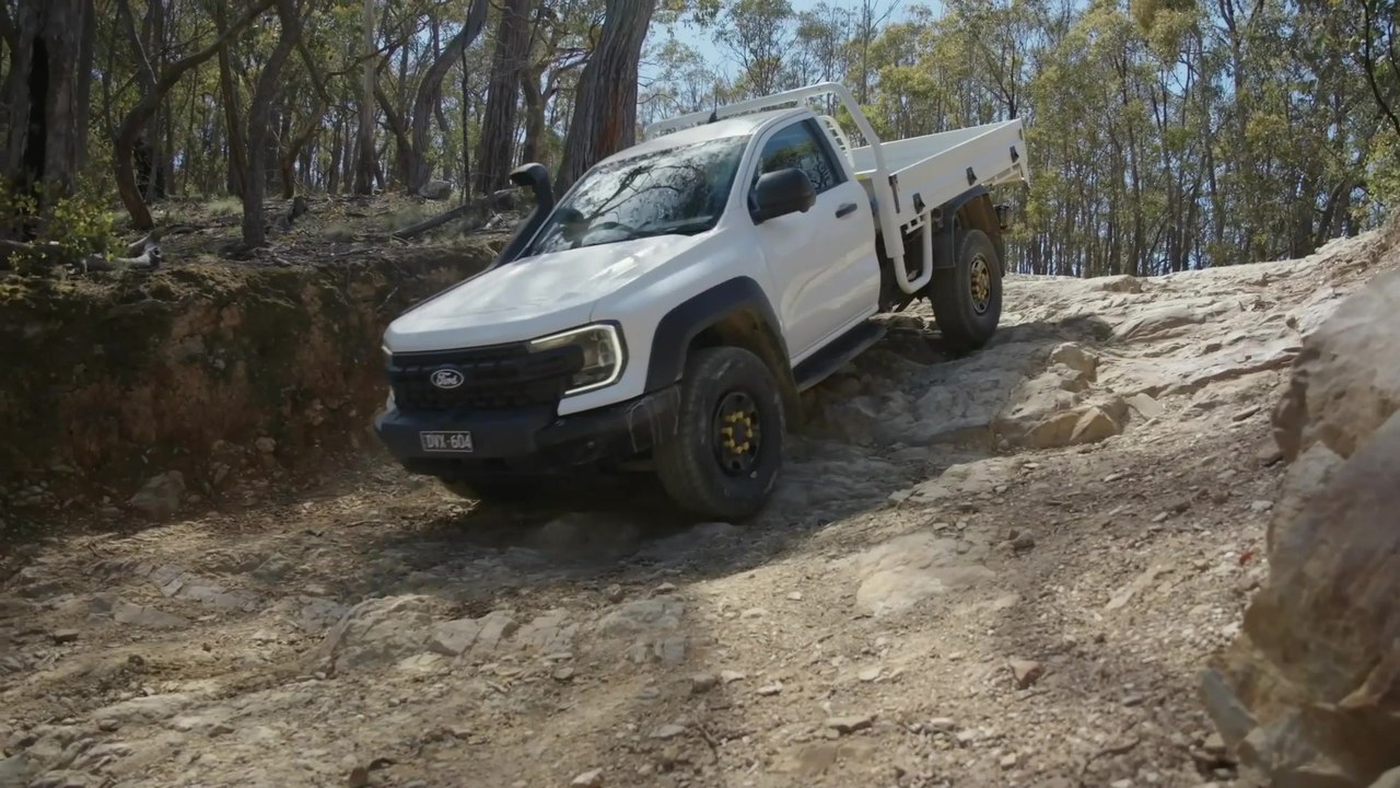 Ford Ranger Super Duty - Single Cab in Arctic White - Off-Road
