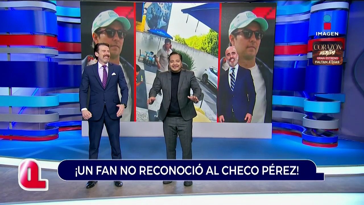 Un fan no reconoció a Checo Pérez | Qué Importa