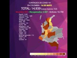 723 nuevos contagios y 16 muertes más: casos de coronavirus del 16 de mayo en Colombia