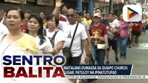 Sitwasyon sa Quiapo Church, nananatiling maayos at mapayapa sa harap ng isinagawang mga Fiesta Mass; seguridad, mahigpit na ipinatutupad | ulat ni Ryan Lesigues