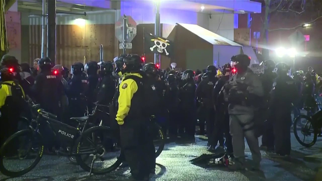 Hundreds Protest Outside ICE Facility in Portland After Federal Agent Shooting