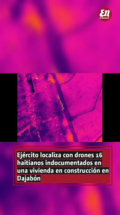 Así el Ejército localiza con drones 16 haitianos indocumentados en Dajabón