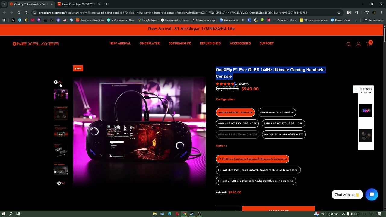 OneXFly F1 Pro https://s.click.aliexpress.com/e/_c4VR7HT5