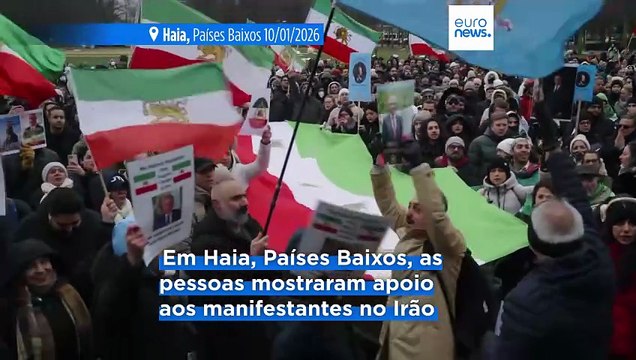 Manifestações nas principais cidades europeias em solidariedade com os protestos no Irão