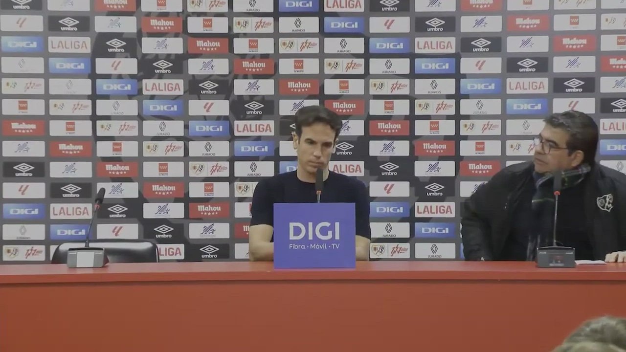 Íñigo Pérez, rueda de prensa tras el Rayo Vallecano - Mallorca