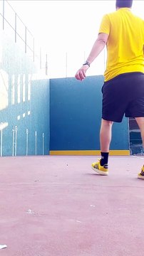 MI PAPA JUGABA MUCHA PELOTA VASCA LO LLEVABA UN TIO ESTO ES FRONTÓN PERO HAY POCAS DIFERENCIAS DE HECHO EL FRONTENIS ES UNA RAMA DERIVA DE LA PELOTA VASCA