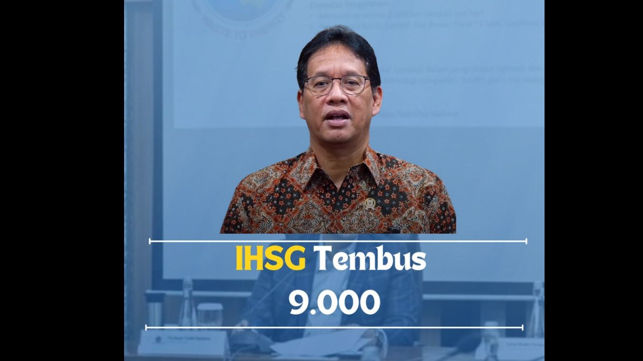 IHSG Tembus 9.000  Menkeu Purbaya Pede IHSG Naik 10.00