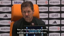 Atlético - Simeone plaide “ne pas se souvenir” de ce qu'il a dit lors du clash avec Vinicius