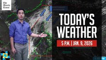 Today's Weather, 5 P.M. | JAN. 9, 2026