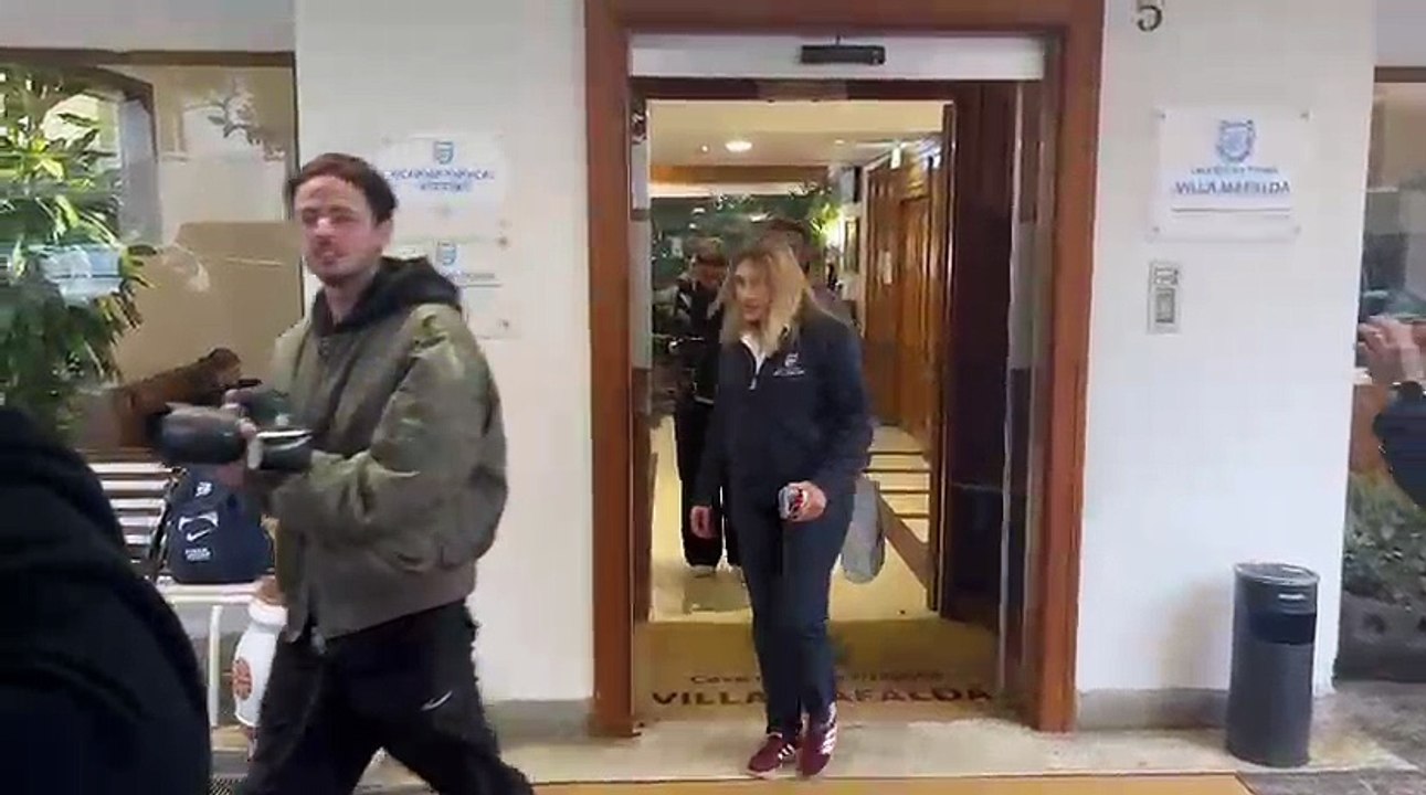 Lazio, l'uscita di Taylor da Villa Mafalda