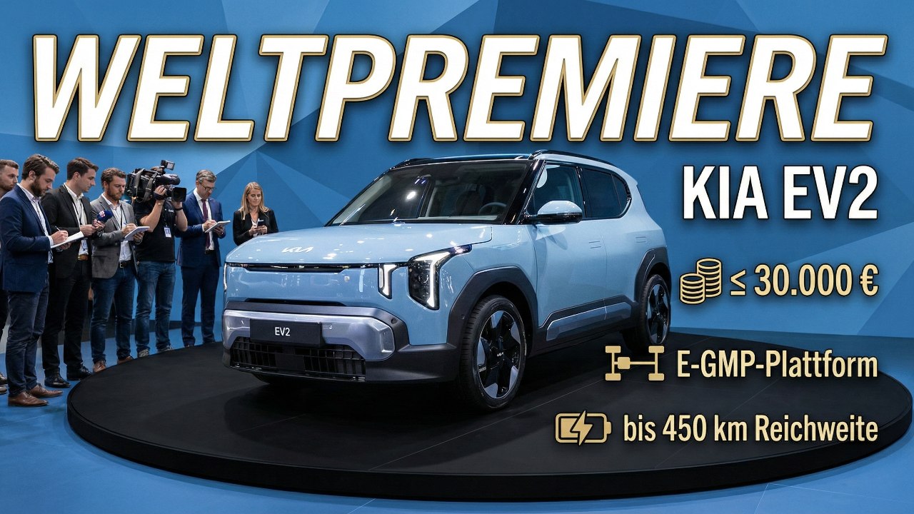 Weltpremiere: Kia EV2 als urbaner Stromer mit cleverem Konzept