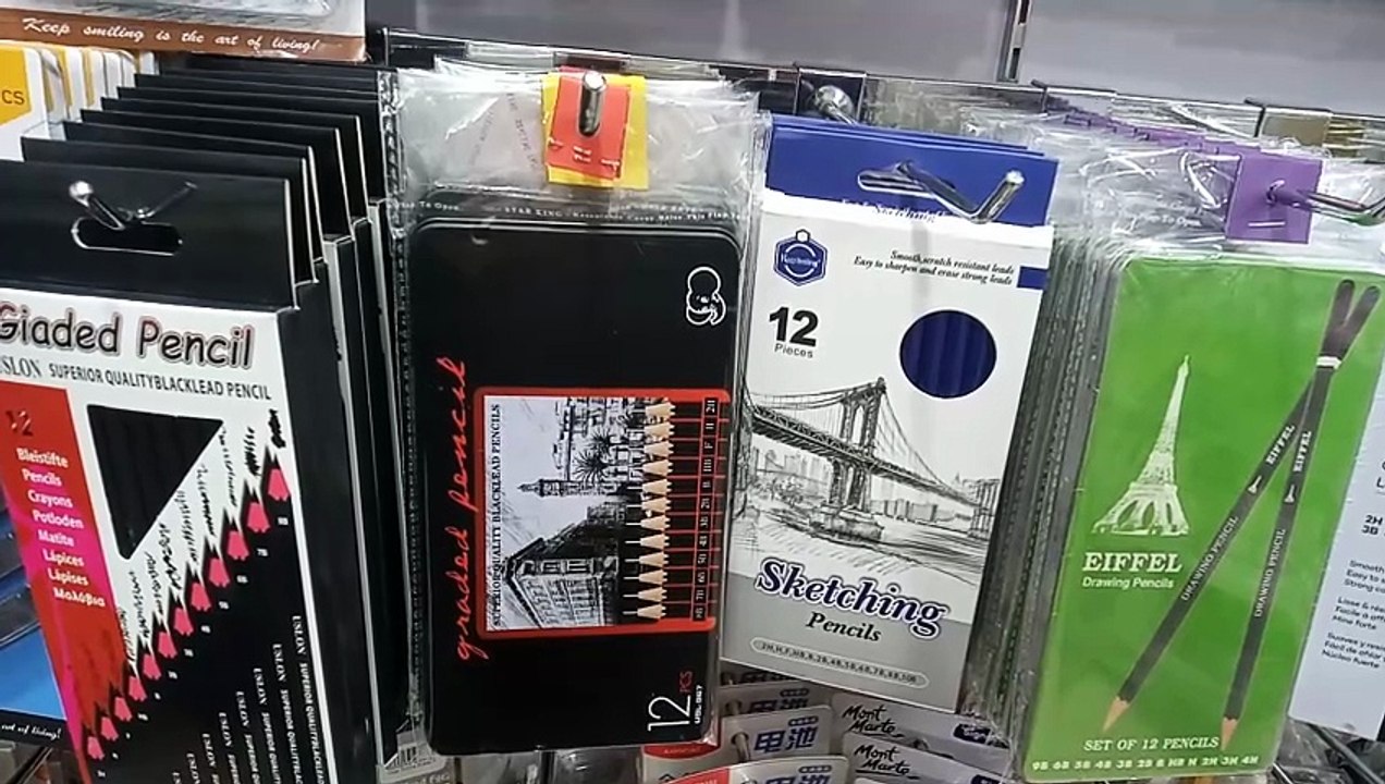 Drawing and sketching pencils