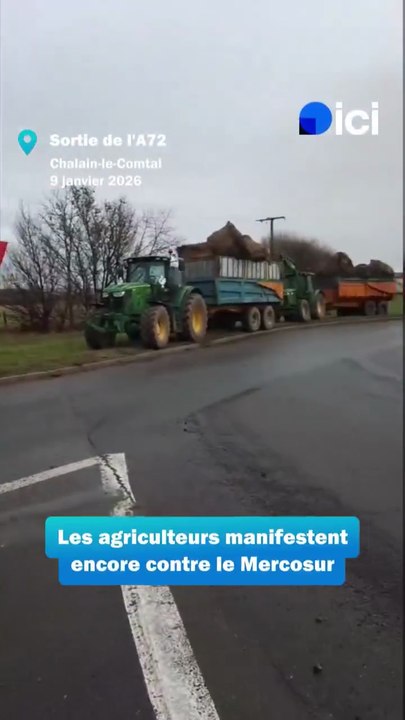 Crise agricole : les Jeunes Agriculteurs et la FDSEA de la Loire rassemblés à cChalain-le-Comtal