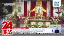 Bishop Rufino Sescon Jr., pinangunahan ang Misa Mayor; may panawagan sa mga ayaw bumaba kahit pahirap na sa bayan | 24 Oras