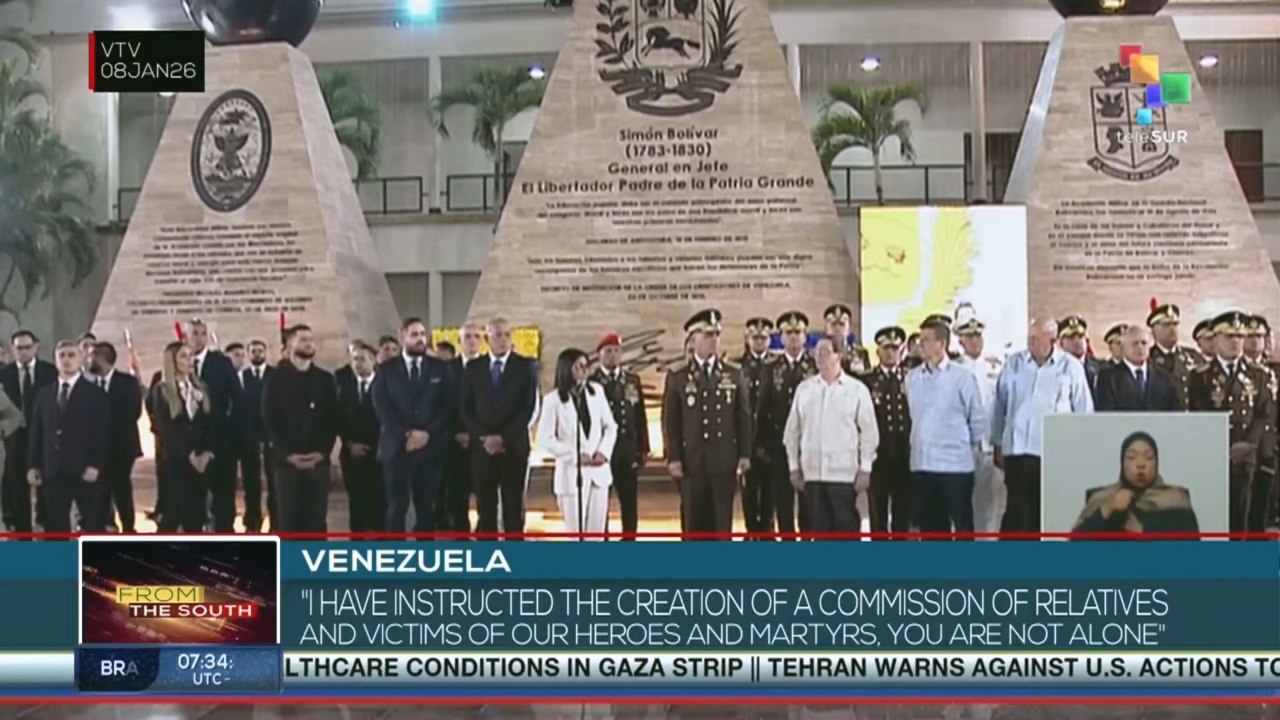 Acting Pres. Rodriguez announced the creation of a commission for the families of the fallen