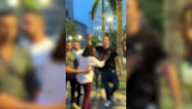 Manifestação de militantes termina em porrada após entrada de políticos bolsonaristas