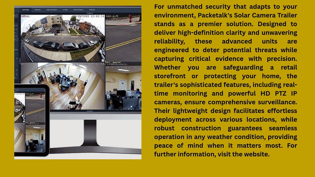 Solar Camera Trailer