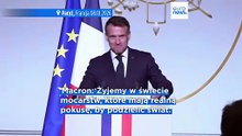 Macron oskarża USA o "stopniowe odwracanie się" od sojuszników