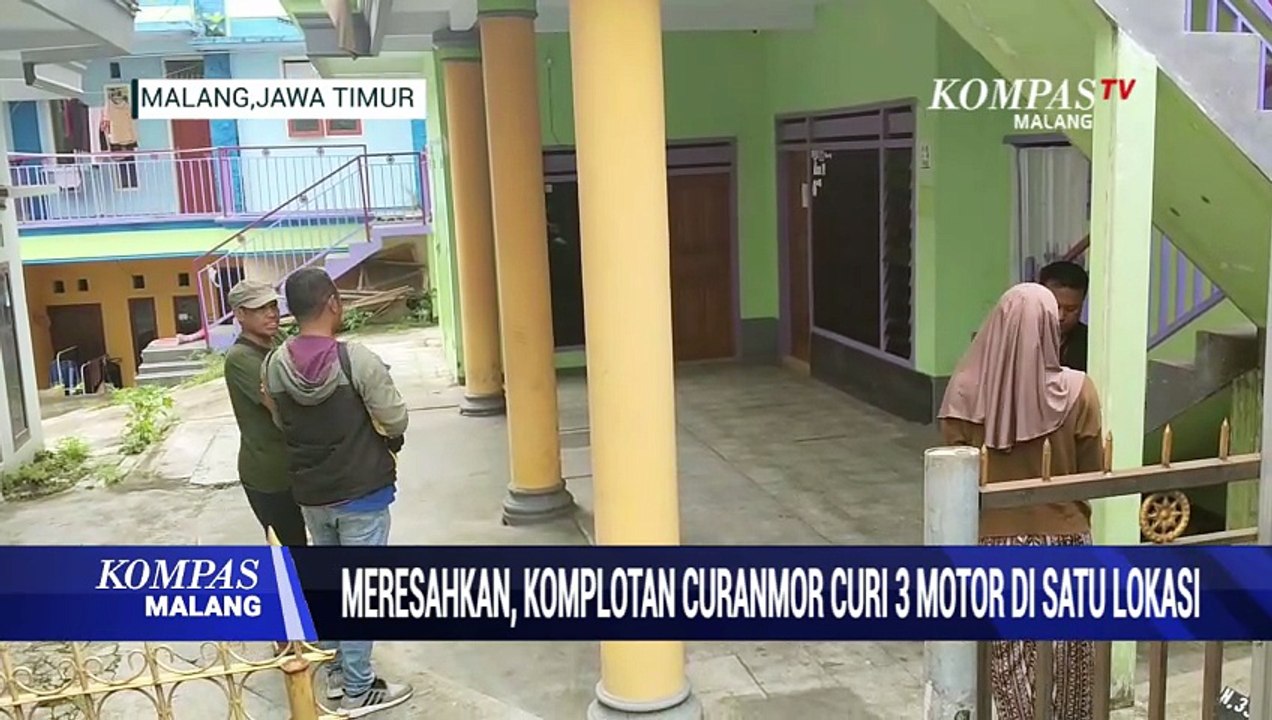 Sekali Beraksi Komplotan Pencuri Gondol Tiga Sepeda Motor Sekaligus!
