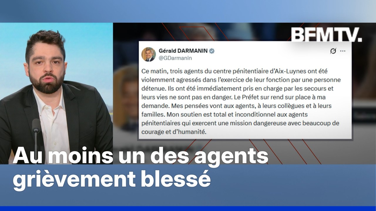 Plusieurs agents du centre pénitentiaire d'Aix-Luynes agressés par un détenu