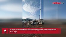 Teröristler kendilerini taşıyacak otobüslere ateş açtı
