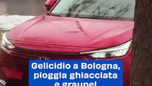 Gelicidio a Bologna, pioggia ghiacciata e graupel: il video