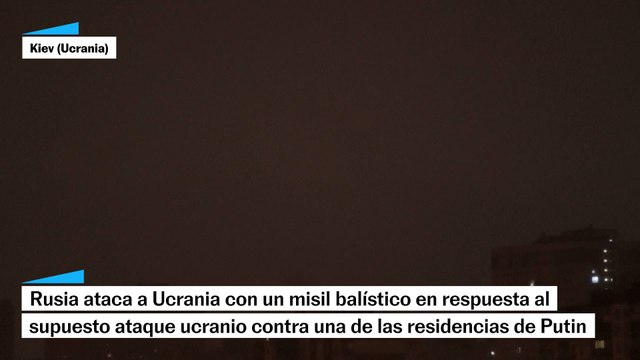 Rusia ataca a Ucrania con un misil balístico hipersónico Oréshnik