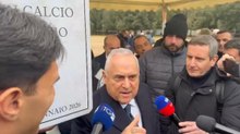 Lazio, Lotito: "Chi è Raspadori, Maradona? Vediamo se sarà meglio Ratkov" - VIDEO