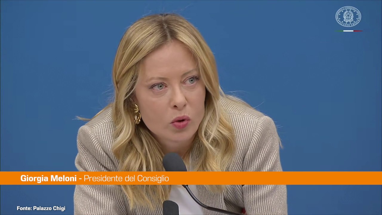 Meloni "La pace si difende con la deterrenza"