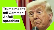 Donald Trump: "Das ist so erniedrigend" - Trump macht mit Jammer-Anfall im TV sprachlos