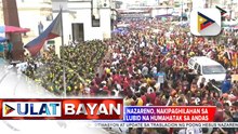Libo-libong deboto, sa Quiapo Church na nag-antay sa pagdating ng andas | ulat ni Paolo Salamatin