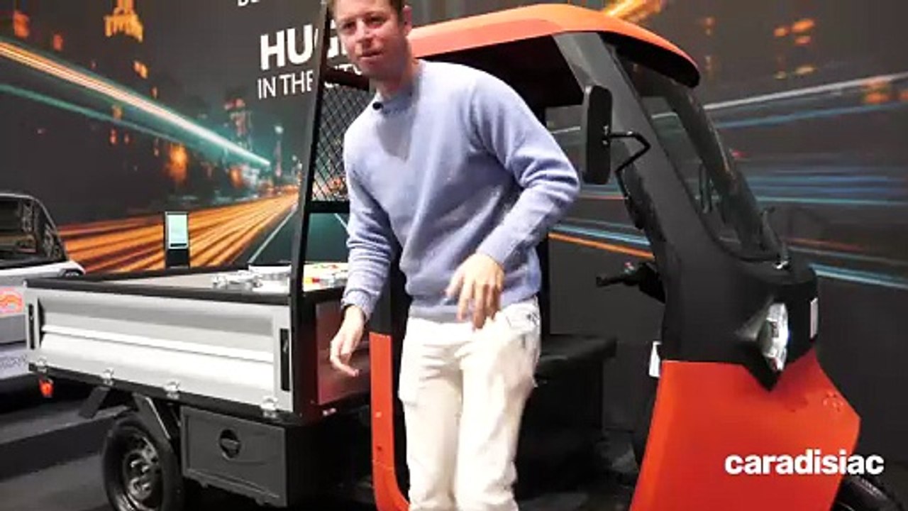 Comment ne pas trouver mignon le nouveau Fiat Tris, cet utilitaire électrique à trois roues ? - En direct du salon de Bruxelles 2026