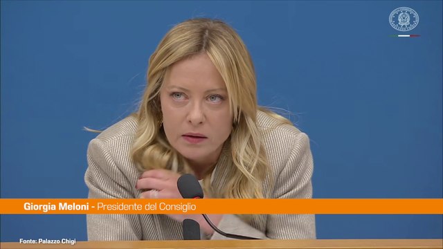 Meloni Reati in calo, ma sulla sicurezza serve un cambio di passo