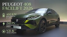 Plug-in-Hybrid & E-Modell: Peugeot 408 Facelift im Detail